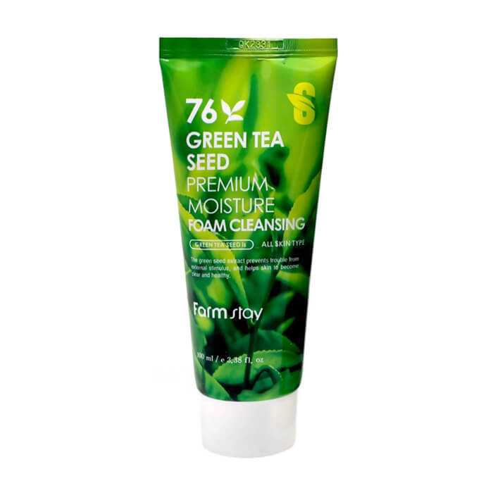 FARM STAY GREEN TEA SEED PREMIUM MOISTURE FOAM CLEANSING