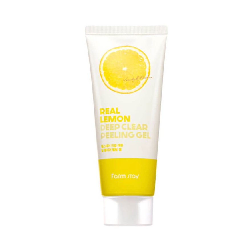 FARM STAY Real Lemon Deep Clear Peeling Gel