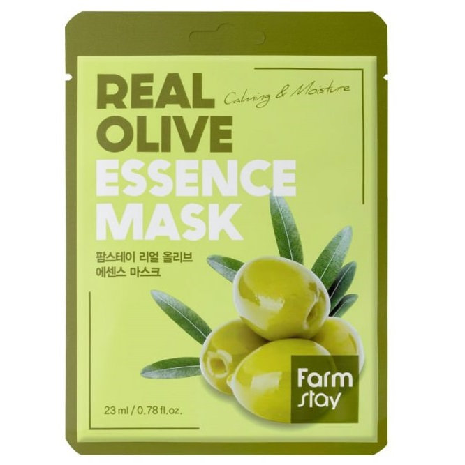 FARMSTAY Real Essence Mask (Olive)