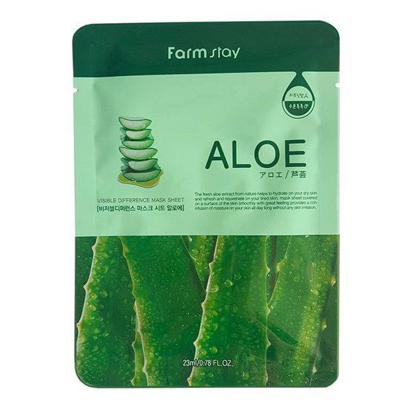 FARM STAY VISIBLE DIFFERENCE MASK SHEET ALOE