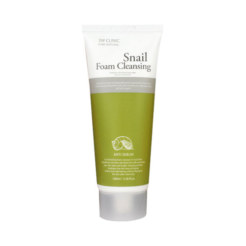 3W CLINIC Snail Foam Cleansing