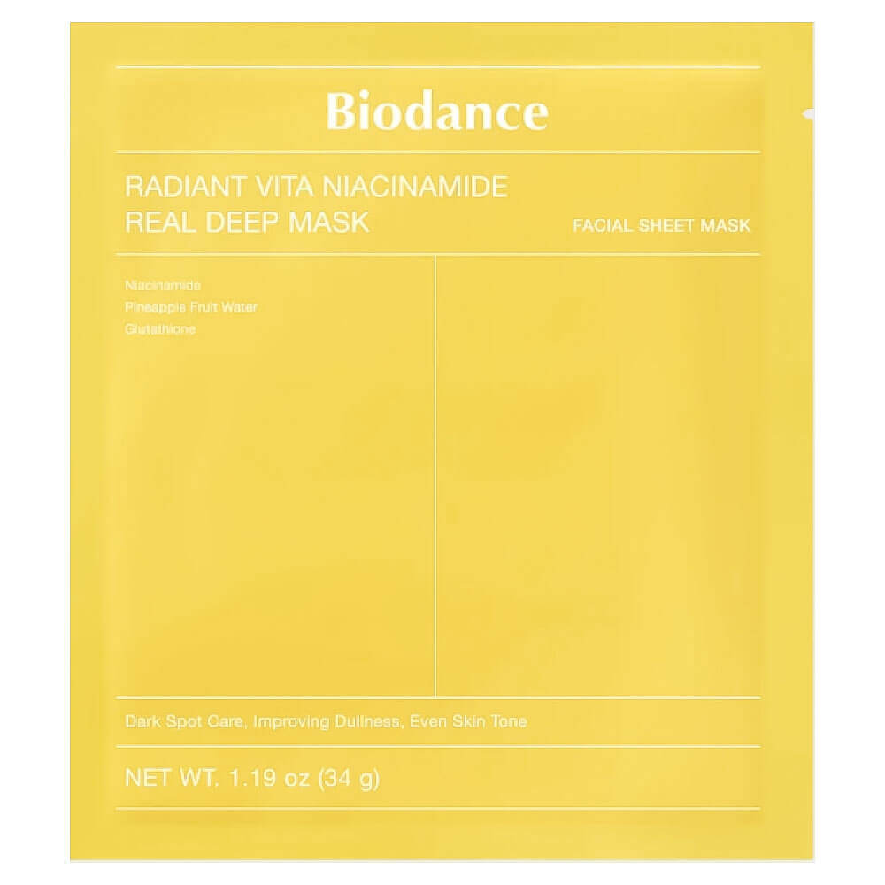 BIODANCE  Radiant Vita Niacinamide Real Deep Mask